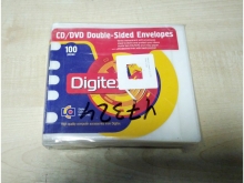 Конверт для 2xCD(DVD) DIGITEX белые (упак.:100шт)